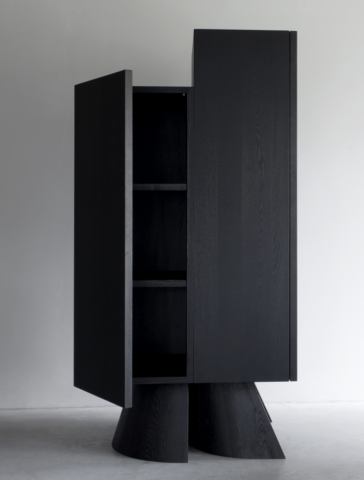 Van Rossum Cabinet A+B Got Holz schwarz